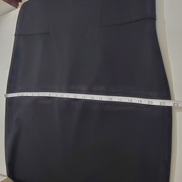 Vince Camuto Cut Out Cap Sleeve Black Dress Size 16 Sheath Cocktails Evening - Picture 10 of 14